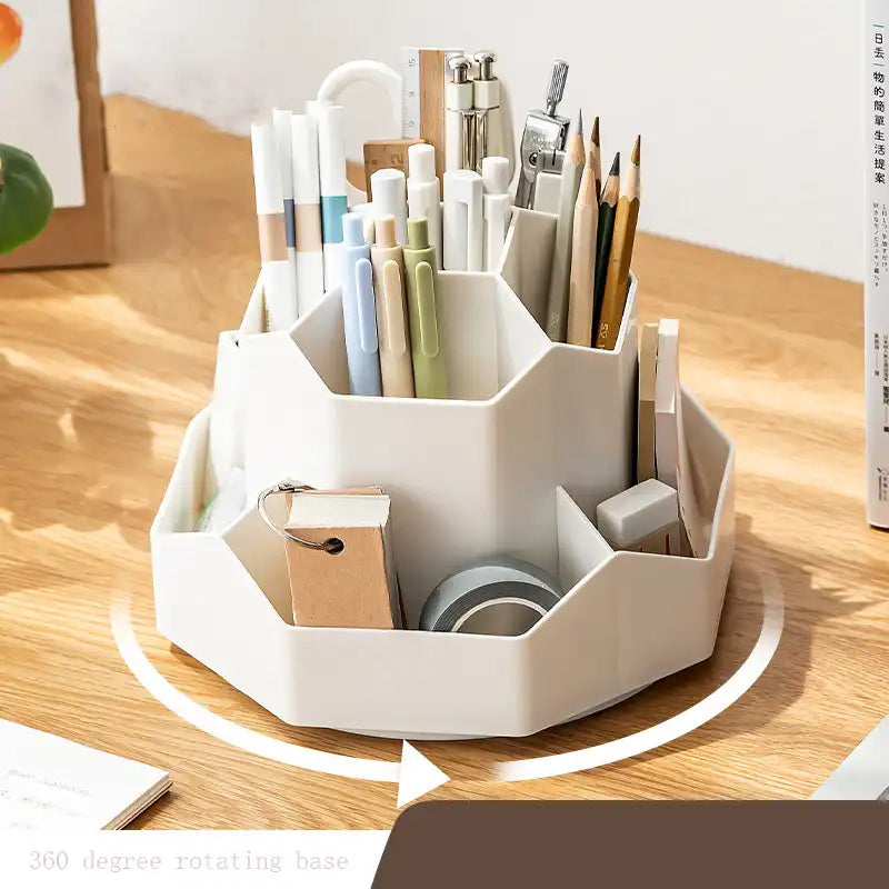 SpaceSaver™ 360º Rotatable Desk Organizer