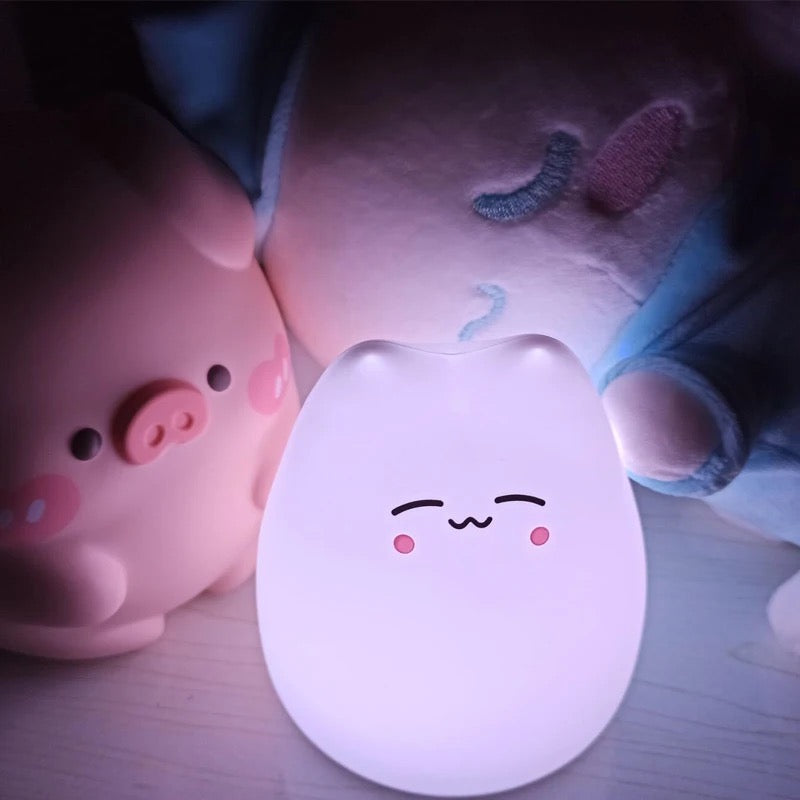 MeowLight™ Cute Silicone LED Cat Lamp