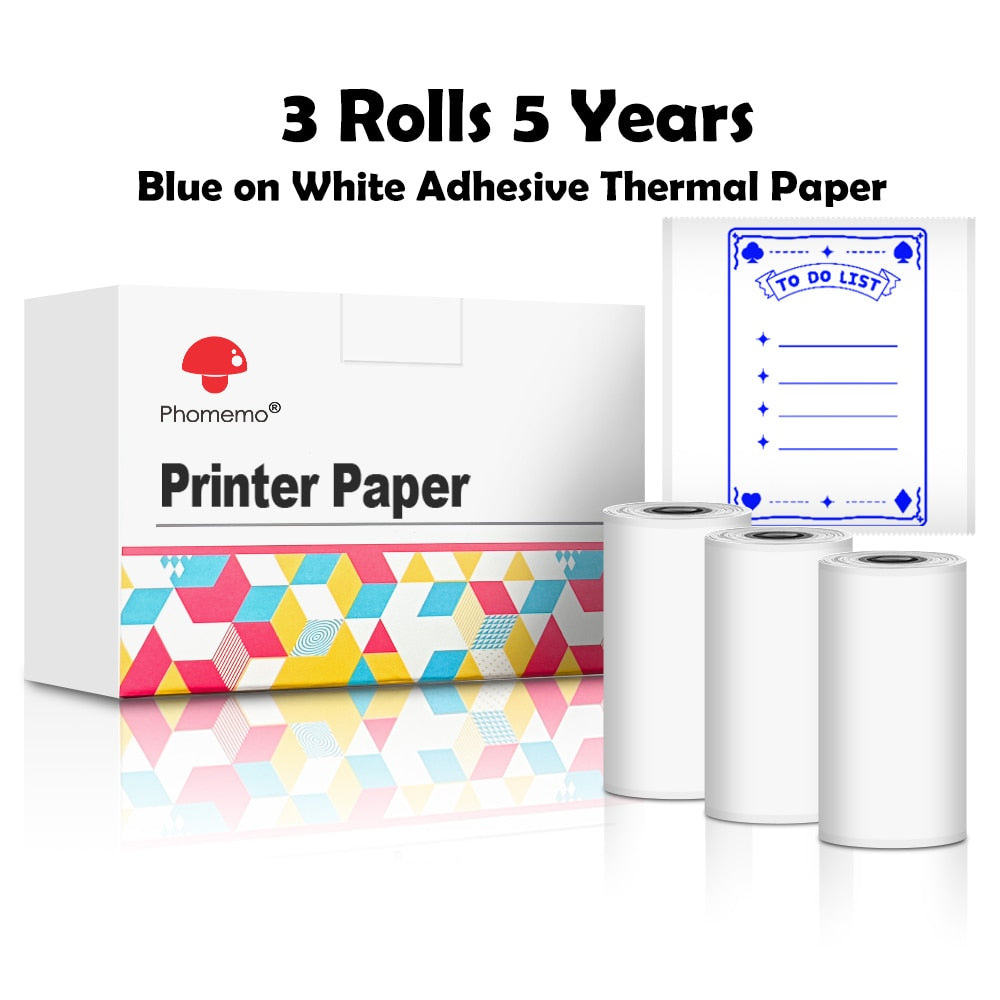 Sticky Thermal Paper