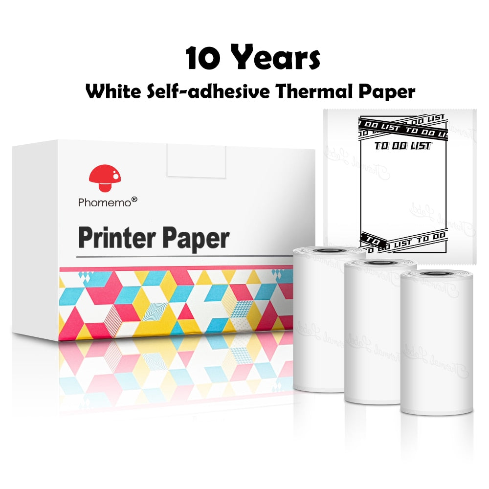 Sticky Thermal Paper