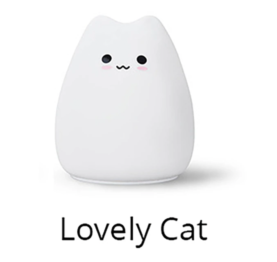 MeowLight™ Cute Silicone LED Cat Lamp