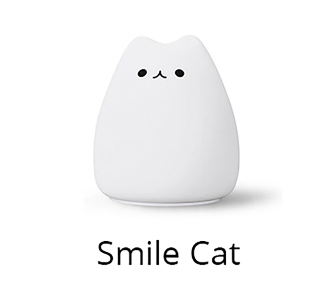 MeowLight™ Cute Silicone LED Cat Lamp