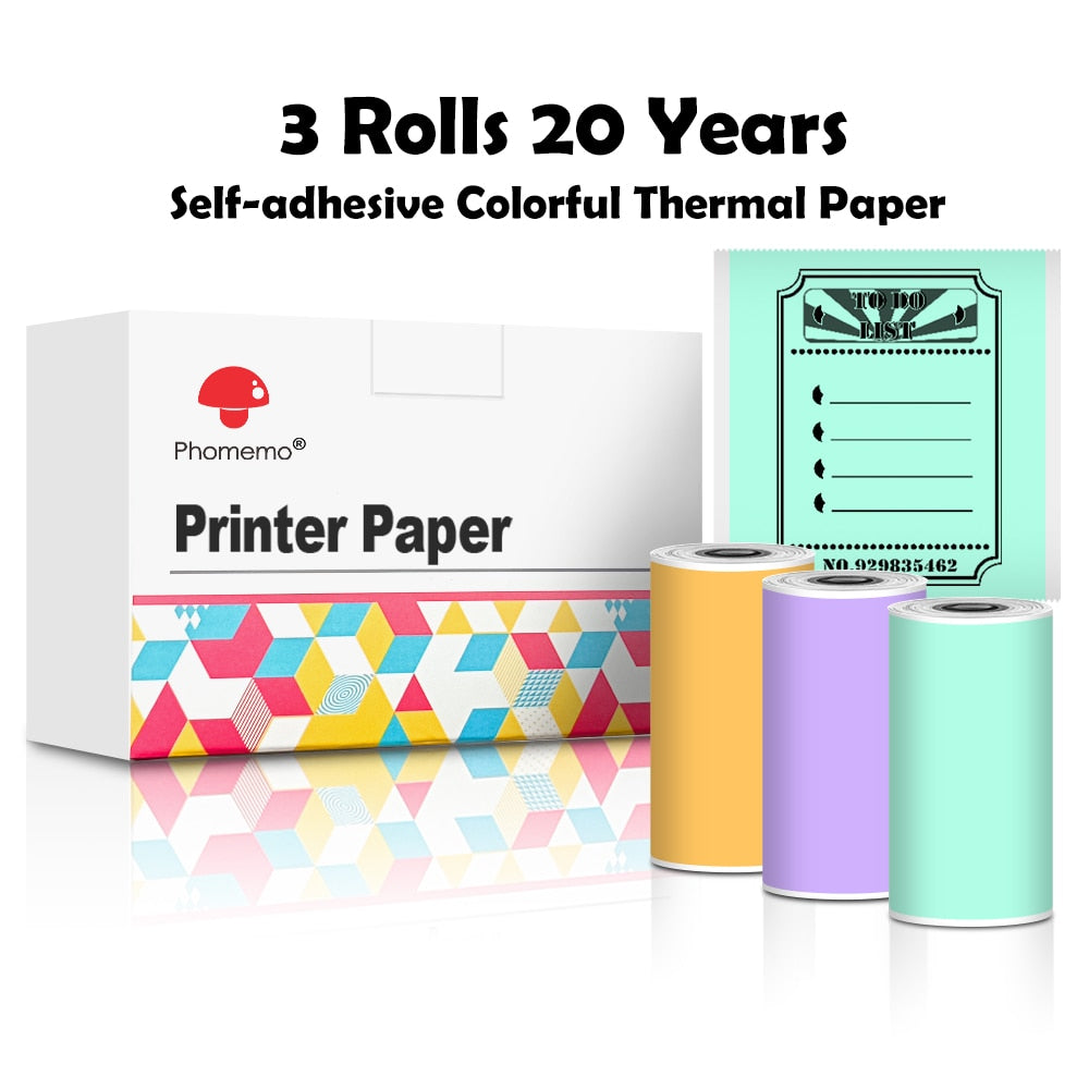 Sticky Thermal Paper